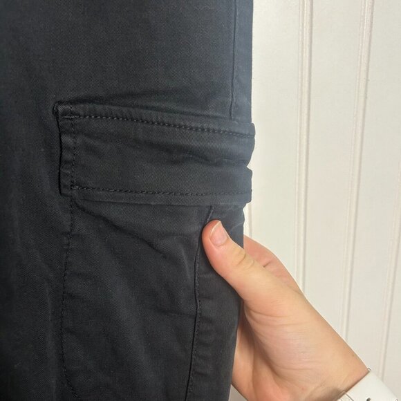 Torrid Black Drawstring Elastic Waist Jeans F37 - Picture 3 of 8